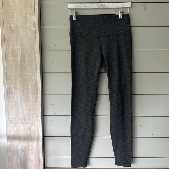 Lululemon Wunder Under High-Rise Tights – Size 8 (dark Heathered grey) - Picture 4 of 7